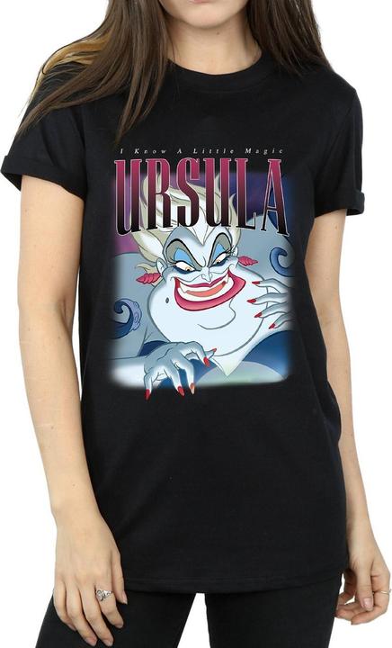 Immagine prodotto The Little Mermaid Maglietta Ursula Montage in cotone Boyfriend donna/donna (XXL)