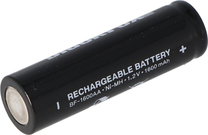 AccuCell Akku Mignon AA Flat Top (1 Stk., AA, 1600 mAh, Akku)