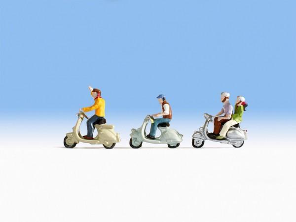 Produktbild Noch 15910 H0 Figuren Motorrollerfa