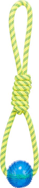 Produktbild Trixie Aqua Toy Spielseil mit Ball, Schwimmer, Poly/TPR, ø6×40 cm (Apportieren, Kauspielzeug Hund)