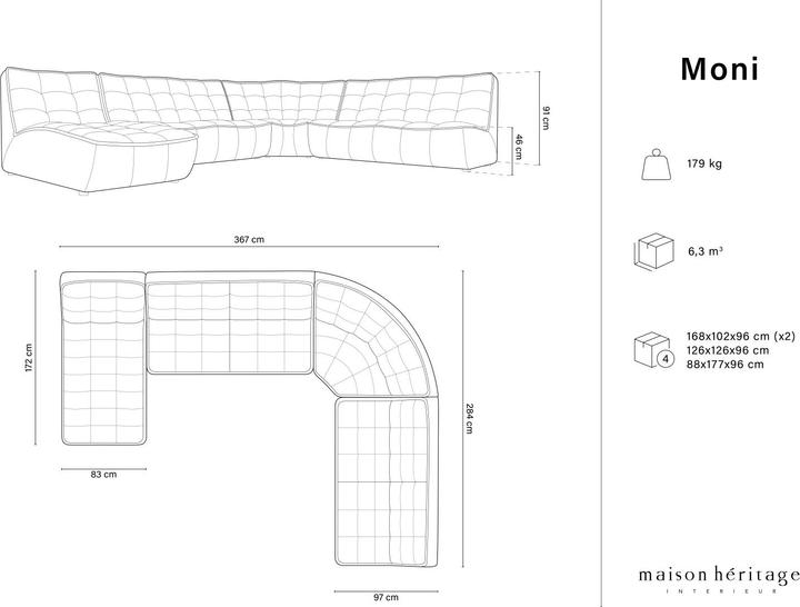 Immagine prodotto Maison Heritage Moni (Divani componibili)