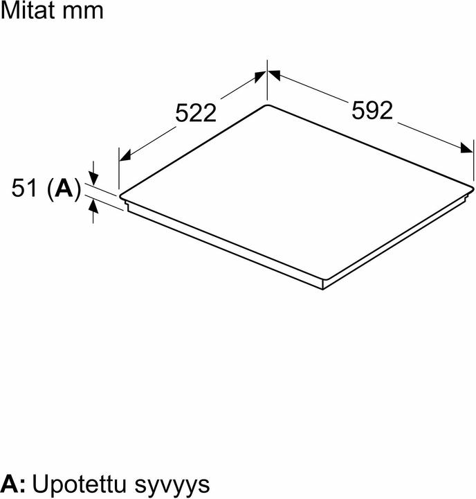Image du produit Siemens EX651HEC1E (59.20 cm, Table de cuisson à induction)