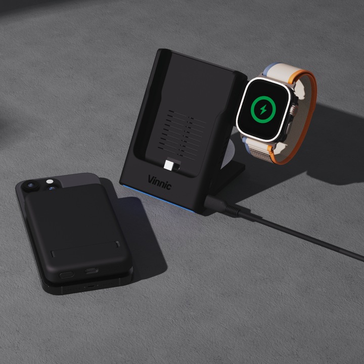 Actual product image Vinnic AELLO PEAK Charging Dock (5000 mAh, 15 W, 15 Wh)