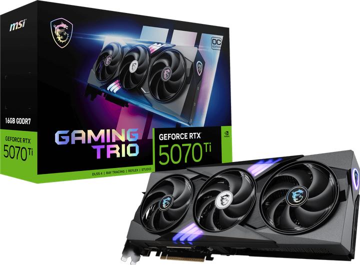 Image du produit MSI GeForce RTX 5070 Ti Gaming Trio OC (16 Go)