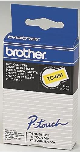 Actual product image Brother P-Touch (6 cm, Yellow)