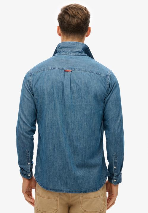 Immagine prodotto Superdry ESSENTIALS L/S DENIM SHIRT Heren Overhemd (XXL)