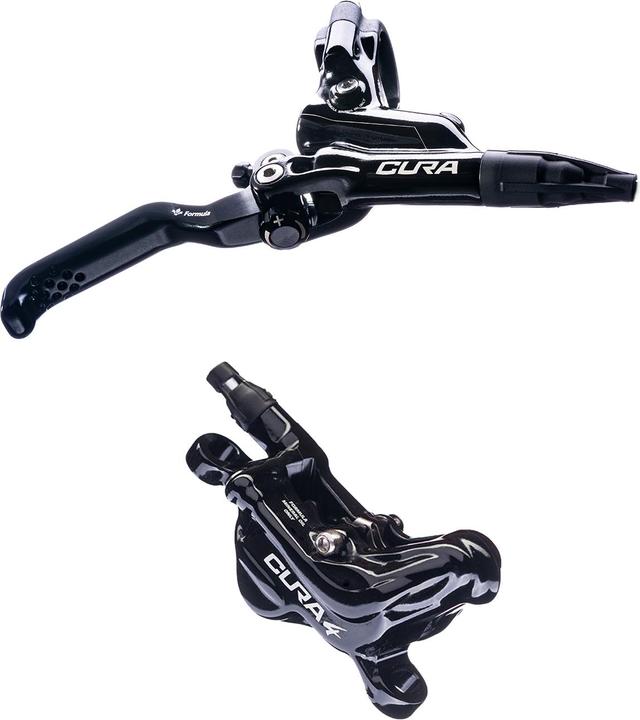 Immagine prodotto Formula Freno a disco CURA 4 con leva TFRA/FCS, VR/HR, 175cm, nero lucido (Freno anteriore, Leva del freno, 4)