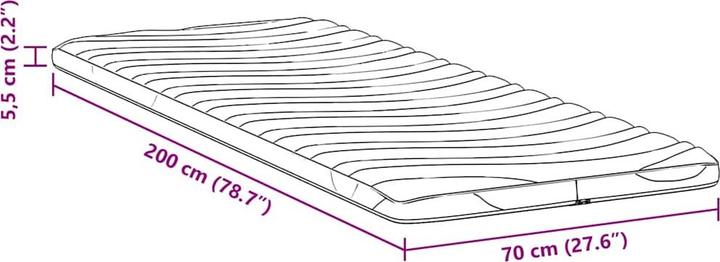 Immagine prodotto vidaXL Coprimaterassi (70 x 200 cm)