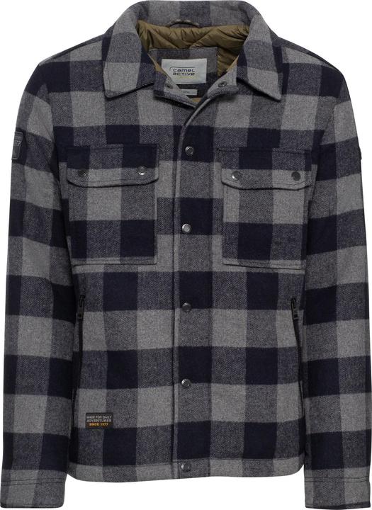 Actual product image Camel Active Checkered blouson in a wool mix (56)