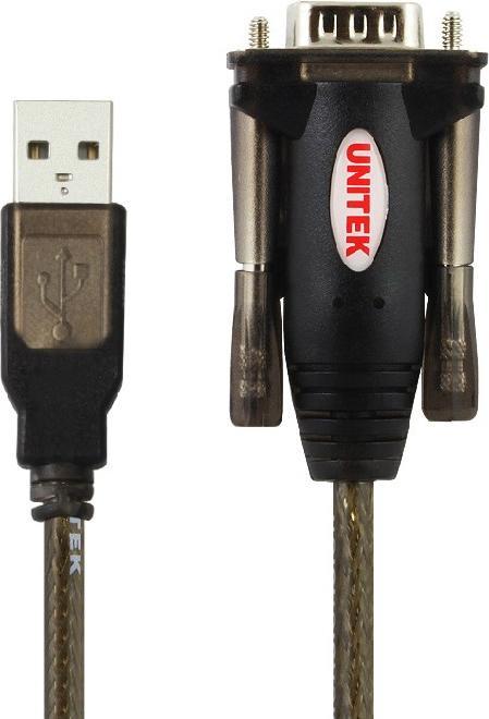 Actual product image Unitek Y-105A USB v. 1.1. DB9F/DB25M Black Cable interface/adapter (1.50 m)