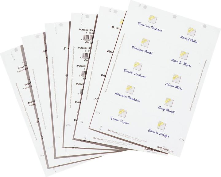 Image du produit Durable Étiquettes à insérer Badgemaker pour badges nominatifs