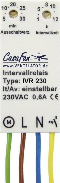 Actual product image CasaFan IVR 230 Timer module White