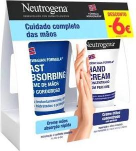Actual product image Neutrogena Norwegian Formula Hand Cream Light Texture 75ml + Concentrated Hand Cream 50ml (125 ml)