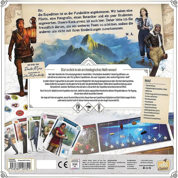 Image du produit Asmodée Archeos Society, jeu de cartes, pour 2-6 joueurs, à partir de 12 ans (édition FR) (Allemand, 2 - 6 Joueur)