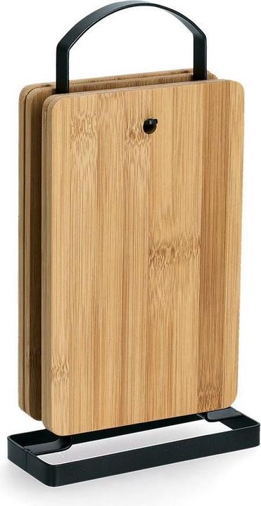 Zeller Present Board stand set, 5-piece, bamboo/metal