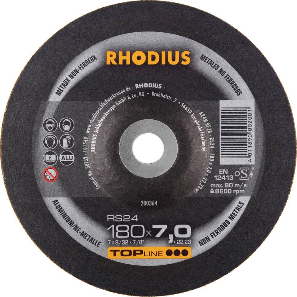 Rhodius, Abrasivi, Mola RS24 Ø 180 x 7,0 x 22,23mm forma 27 PU: 10