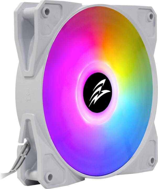 Evolveo 12FS Lüfter 120 mm weisser Rahmen / ARGB / Slave (120 mm, 1x)