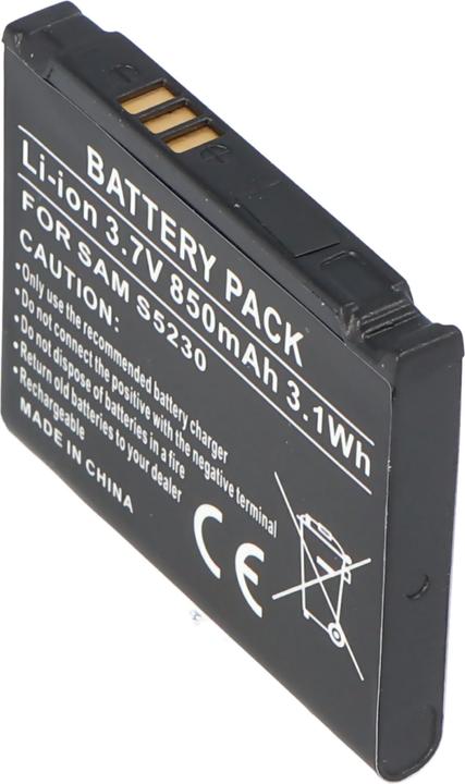 Image du produit AccuCell Batterie Samsung S5230, S5230 Star, AB483640CU, AB603443CE, AB603443CUCSTD