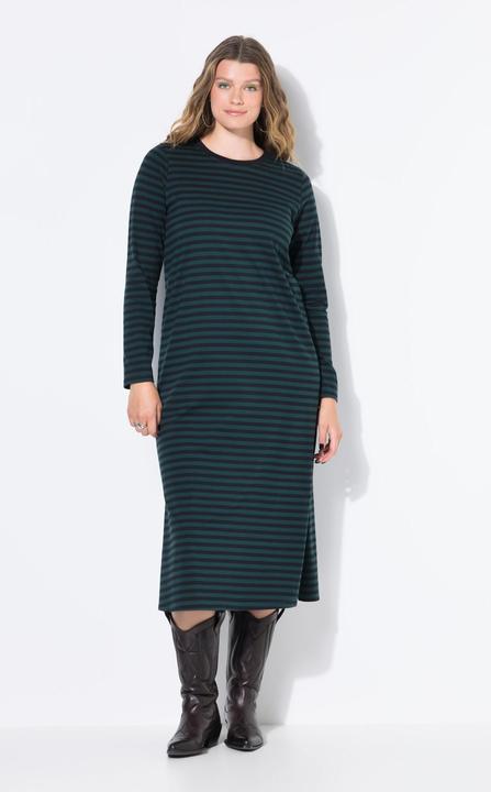 Immagine prodotto Studio Untold Maxi abito dal taglio svasato in jersey con righe e maniche lunghe (46, 48)