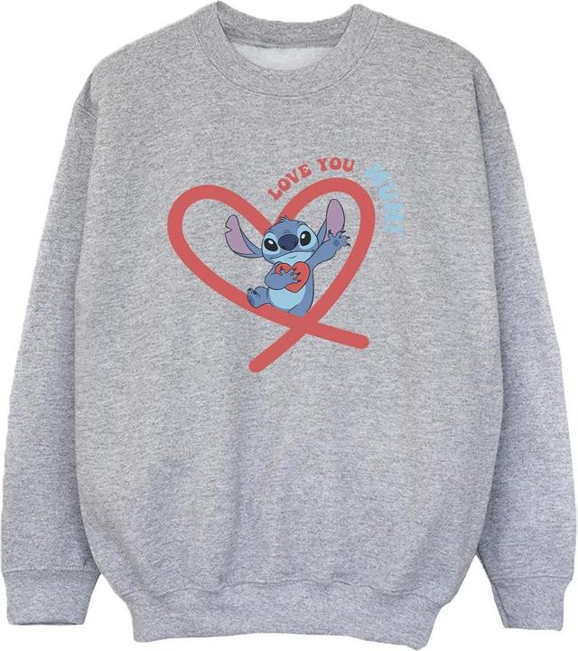 Produktbild Disney Lilo & Stitch Love You Mum Sweatshirt Jungen (140, 146)