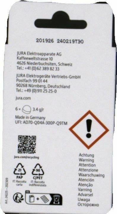 Actual product image Jura 3-phase cleaning tablets