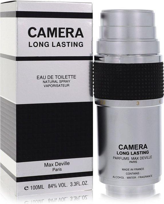 Immagine prodotto Max Deville CAMERA LONG LASTING di Eau de Toilette Spray 100 ml (Eau de toilette, 100 ml)