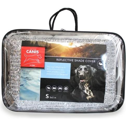 Petcare Active Canis, Reflex-Silberschirm, L 4x4 m, Beschattung und Kühlung des Autos (Hund), Tierpflegemittel