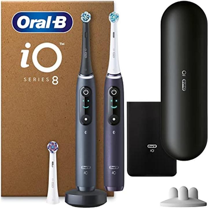 Braun Oral-B iO Series 8 Duo Plus Edition, Black Onyx/violet