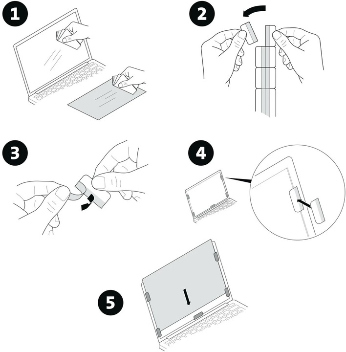 Actual product image Kensington Privacy filter (14", 16 : 9)