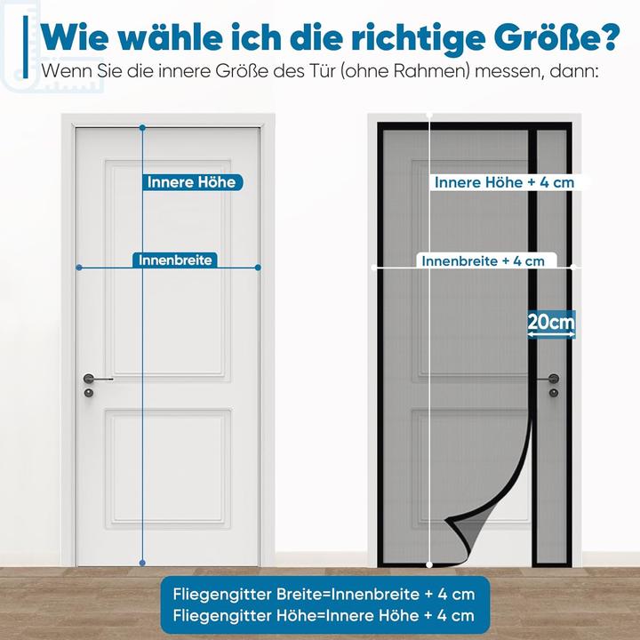 Produktbild Sekey Fliegengitter Türvorhang (100 x 215 cm)