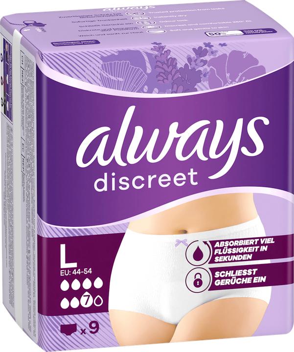 Produktbild Always Discreet (9x, Large)