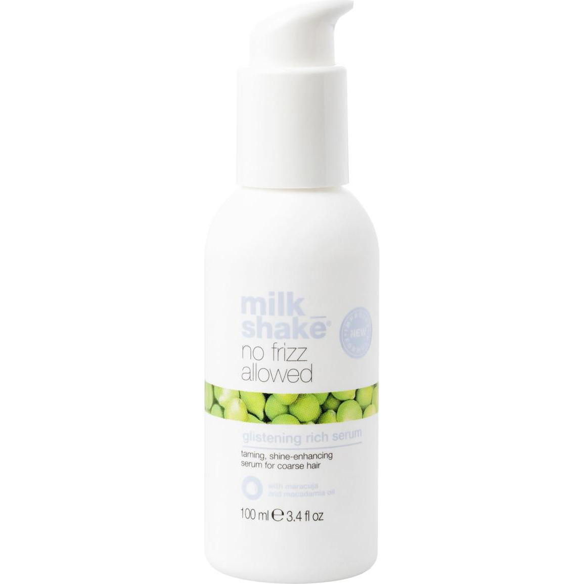 Milk_shake Unisex Olio + Siero Per Capelli, No Frizz Allowed Glistening Rich Serum (100 Ml)
