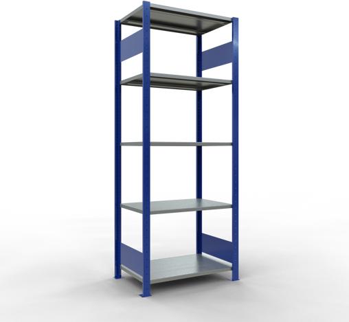 Immagine prodotto Schulte Lagertechnik Sistema di scaffalature di base senza viti MULTIplus150 con ripiani di lunghezza
