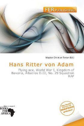 Produktbild Hans Ritter von Adam (Englisch, Waylon Christian Terryn, 2011)