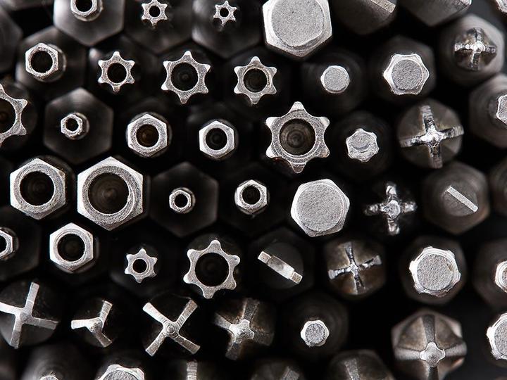 Productafbeelding Toolland Bitset 100 stuks (Inbus, Kruis Pozidriv PZ)