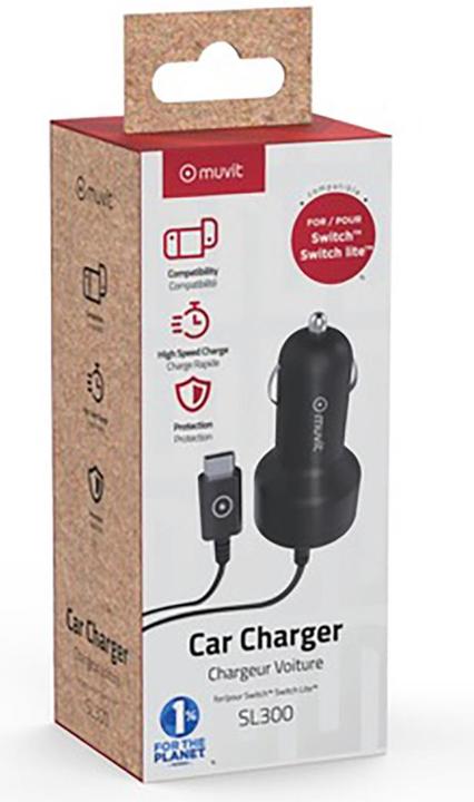 Image du produit Muvitgame Muvit Gaming Adaptateur Voiture Pour Switch