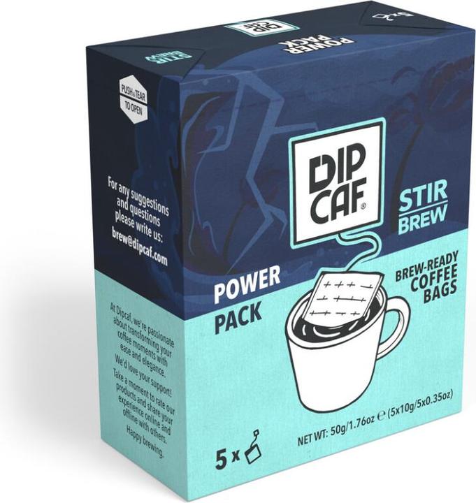 Produktbild Dipcaf 7 Stück Power Box 5 Stück Kaffee