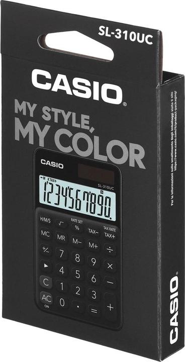 Produktbild Casio SL-310UC-BK (Solarzellen, Batterien)