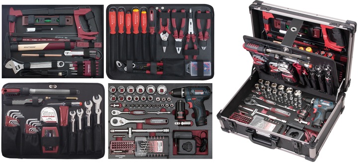 Actual product image Kraftwerk Alu Pro Swiss Tools (264 pieces)