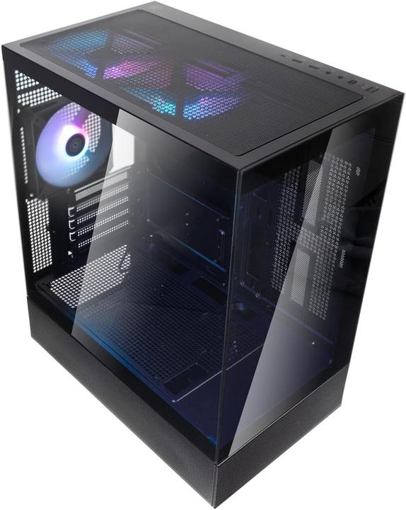 Immagine prodotto Silverstone Lucid 04 (schwarz, Tempered Glass x 2) (mATX, Mini-ITX)