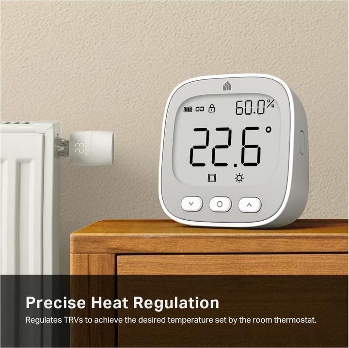 Actual product image TP-Link Room Thermostat, Digital thermostat, Room, WLAN, 922 MHz, White, Buttons
