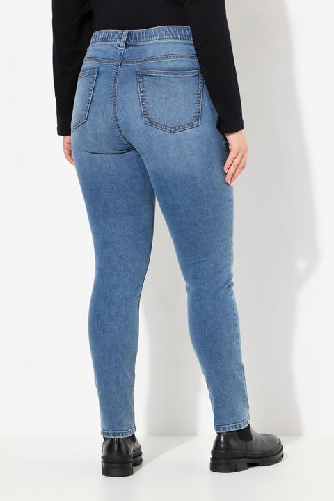 Immagine prodotto Ulla Popken Jeans modello Sarah in comodo tessuto elasticizzato con taglio della gamba aderente e cintura comoda (50)