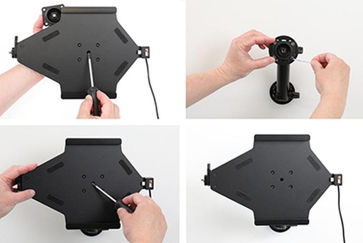 Image du produit Brodit Support actif Galaxy Tab A9+ USB verrouillable