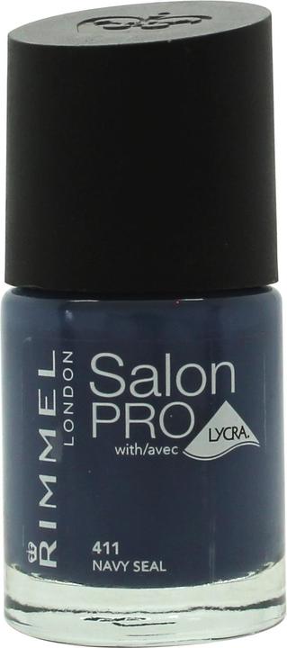 Produktbild Rimmel London Rimmel Lycra Salon Pro Nagellack Navy Seal 12ml (Navy Seal, Gel-Effekt Nagellack)