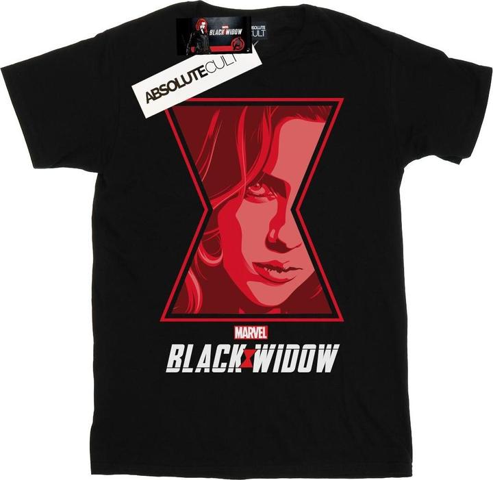 Produktbild Black Widow Film Logo Fenster TShirt (5XL)