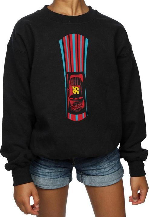 Produktbild Disney Cars Lightning McQueen Stripes Sweatshirt Mädchen (152, 158)