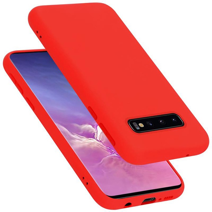 Produktbild Cadorabo TPU Liquid Silicone Case Cover (Samsung Galaxy S10)