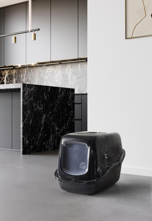 Actual product image Savic Nestor cat litter tray (Cat litter box closed)