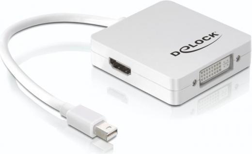 Actual product image Delock Mini DP zu (DP, DVI, HDMI, 10 cm)