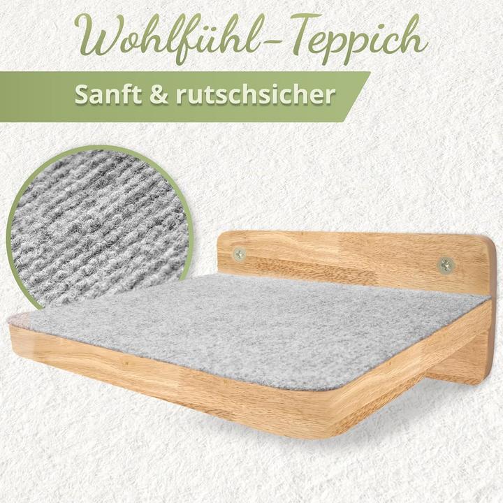 Produktbild Woowood Katzen Kletterwand-Set (Braun)